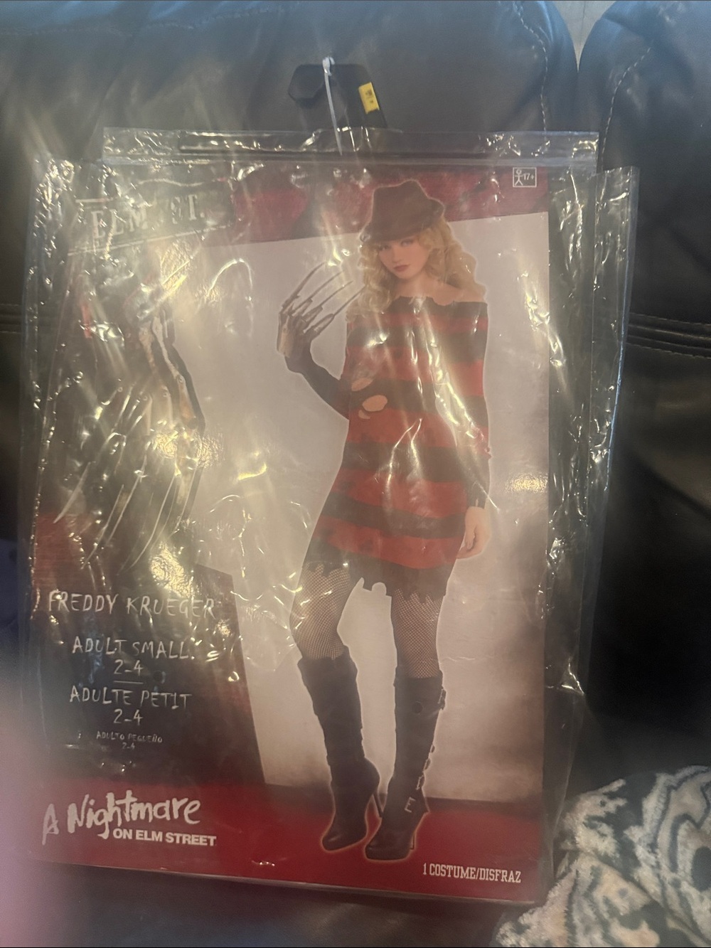 Freddy Krueger Women's Costume - Red & Black